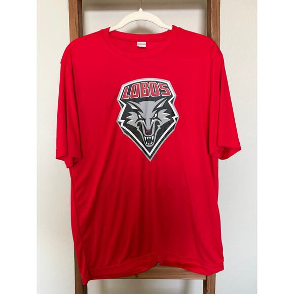 SportsTek - New Mexico Lobos Red Dri-Fit T-shirt -size Medium - Picture 1 of 2